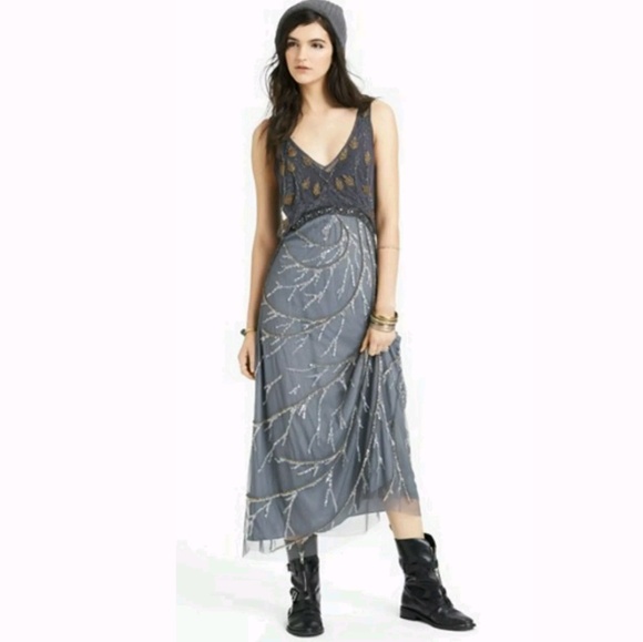 Free People Ghosts and Gatsbys Embellished Dress - Picture 2 of 8